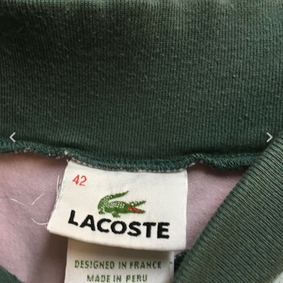 Vintage LaCoste Halter Dress Preowned coverup - Picture 3 of 4